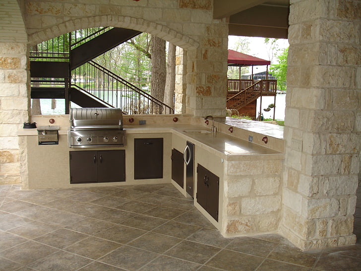location for a outdoor kitchen