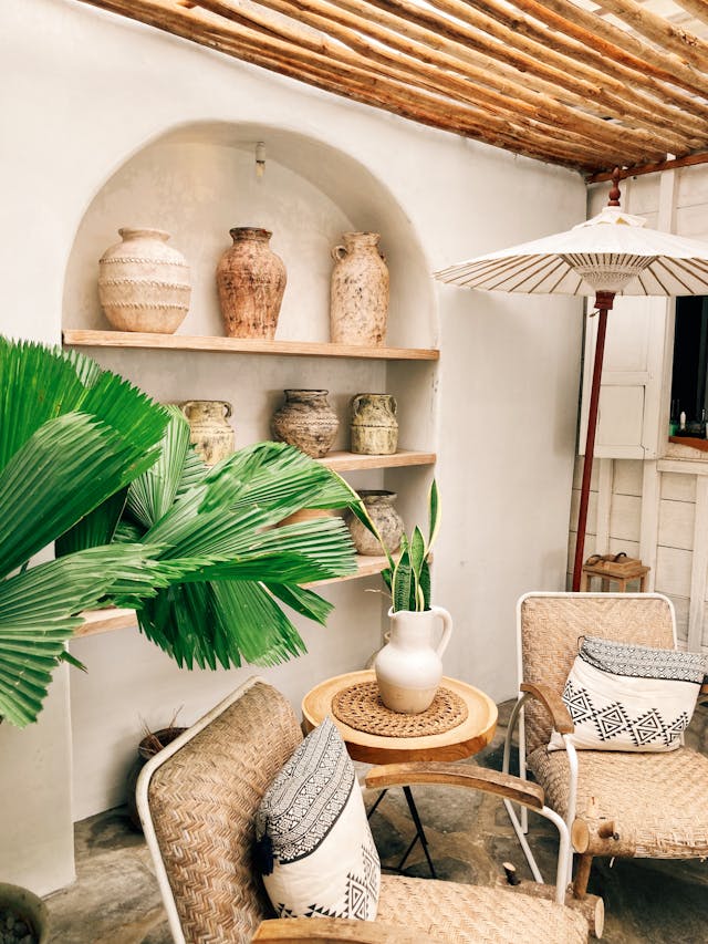 Farmhouse-Inspired Patio Decor