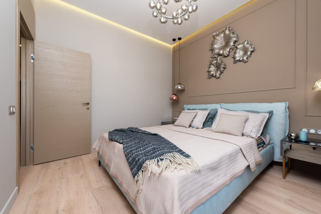 bedroom wall art element
