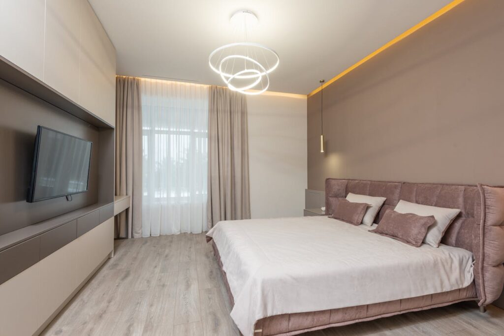 bedroom focal point