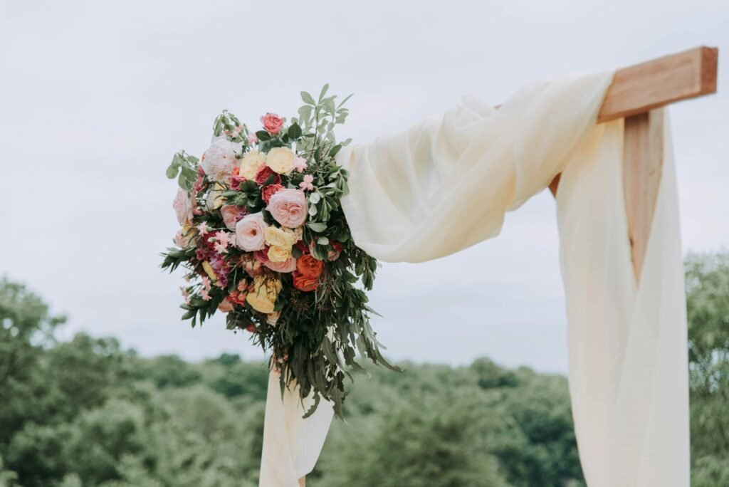 Wedding Arch Decorations with flower 